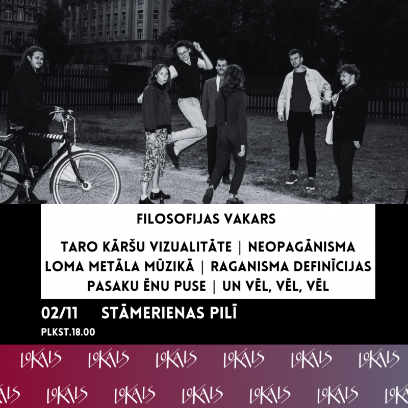 Attēls: Filosofijas vakars Stāmerienaspilī 2. novembrī