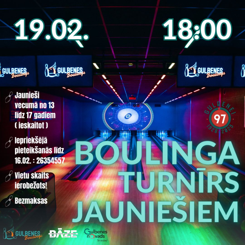 Boulinga turnīrs jauniešiem