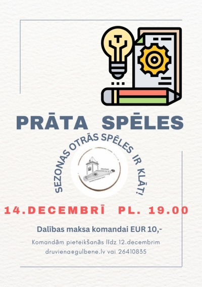 Afiša: Prāta spēles