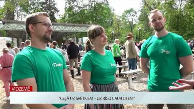 Uz Rīgu caur Liteni - Gulbenes novada pašdarbnieki tiekas svētkos Litenē