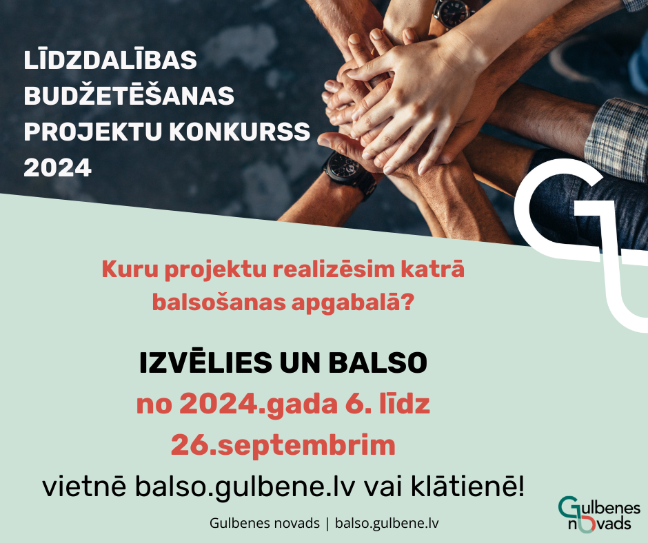 Attēls: Gulbenes novada Līdzdalības budžetēšanas projektu konkursā 2024