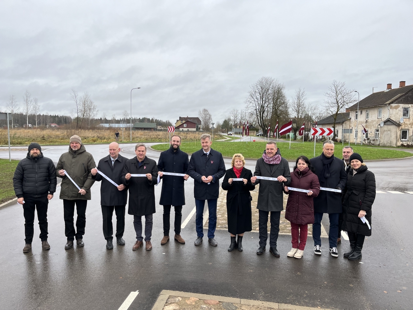 Attēls: Litenes ielas atklāšana 15.11.2024.