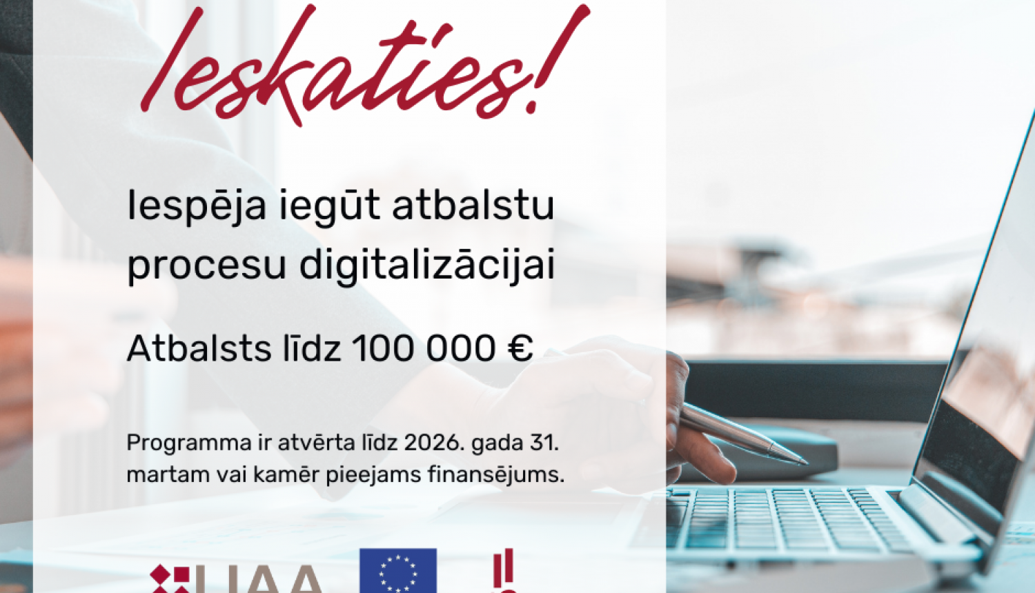 Atvērta programma digitalizācijas procesu atbalstam