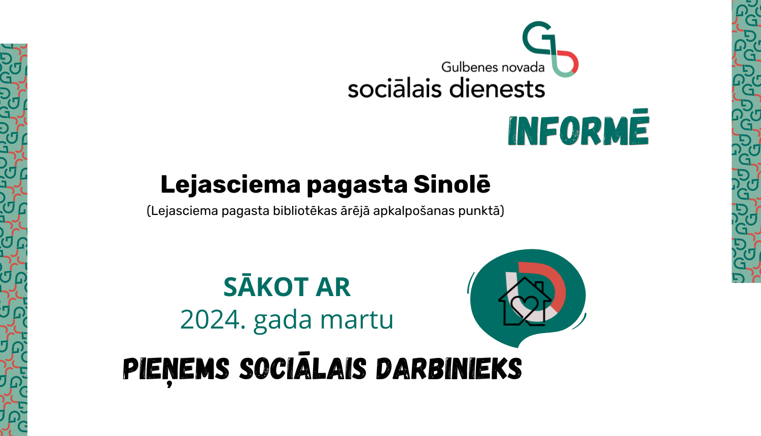 Attēls: sociālais darbinieks pieņems Sinolē