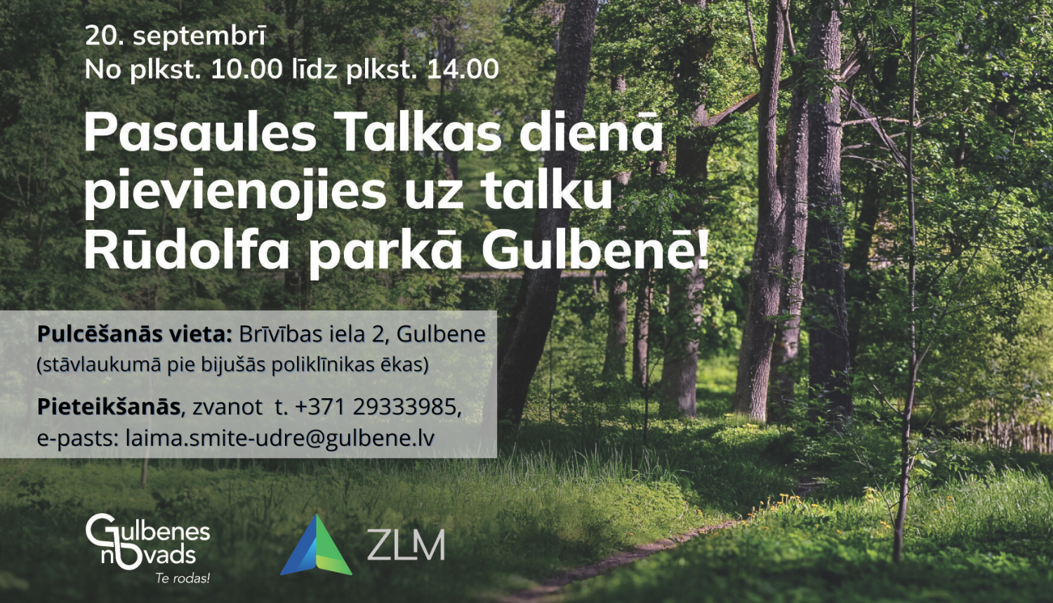 Attēls: Pasaules Talkas diena Rūdolfa parkā